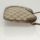GUCCI GG Supreme Web Sherry Line Shoulder Bag PVC Beige 904 02 047 Auth 123211-4
