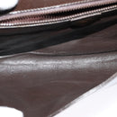 CELINE Shoulder Bag Leather Black Gold Auth 123215-17