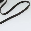 CELINE Shoulder Bag Leather Black Gold Auth 123215-7