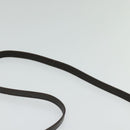 CELINE Shoulder Bag Leather Black Gold Auth 123215-8