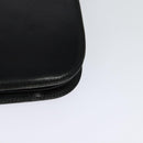 CELINE Shoulder Bag Leather Black Gold Auth 123216-17