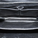 CELINE Shoulder Bag Leather Black Gold Auth 123216-11