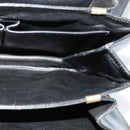 CELINE Shoulder Bag Leather Black Gold Auth 123216-19