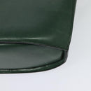 CELINE Shoulder Bag Leather Green Gold Auth 123217-13