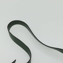 CELINE Shoulder Bag Leather Green Gold Auth 123217-8