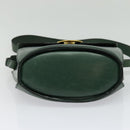 CELINE Shoulder Bag Leather Green Gold Auth 123217-9