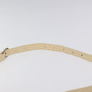 CELINE Macadam Canvas Shoulder Bag Light Blue Silver Auth 123219-8