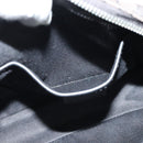 CELINE Macadam Canvas Shoulder Bag Black Silver Auth 123220-11