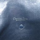 Christian Dior Trotter Canvas Shoulder Bag Navy Gold Auth 123224-12