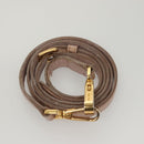 Miu Miu Matelasse Hand Bag Leather 2way Pink Gold Auth 123231-23