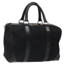 CELINE C Sulky Hand Bag Canvas Black Auth 123260-1