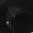 CELINE C Sulky Hand Bag Canvas Black Auth 123260-16