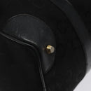 CELINE C Sulky Hand Bag Canvas Black Auth 123260-9