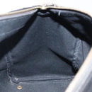 CELINE C Sulky Hand Bag Canvas Black Auth 123260-19