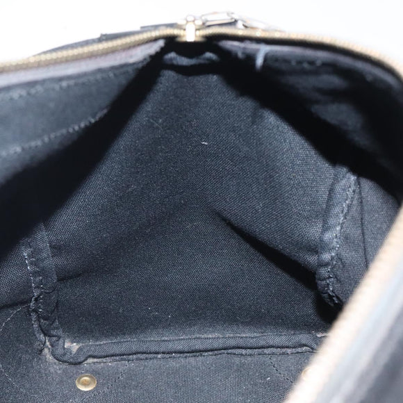 CELINE C Sulky Hand Bag Canvas Black Auth 123260