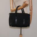 CELINE C Sulky Hand Bag Canvas Black Auth 123260-21
