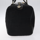 CELINE C Sulky Hand Bag Canvas Black Auth 123260-3