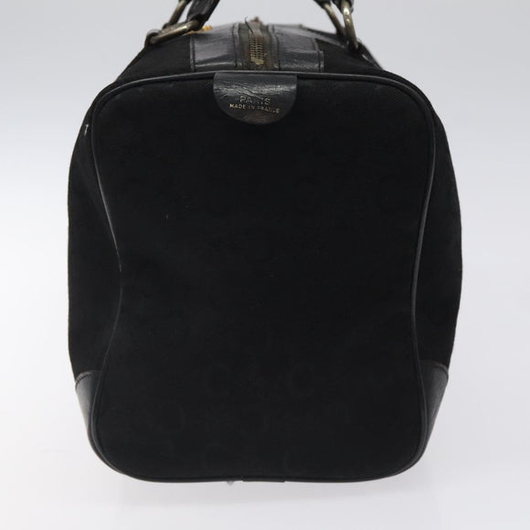 CELINE C Sulky Hand Bag Canvas Black Auth 123260