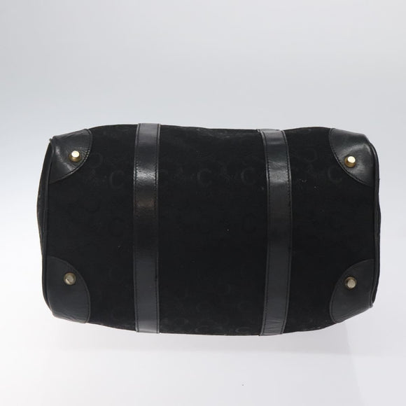 CELINE C Sulky Hand Bag Canvas Black Auth 123260