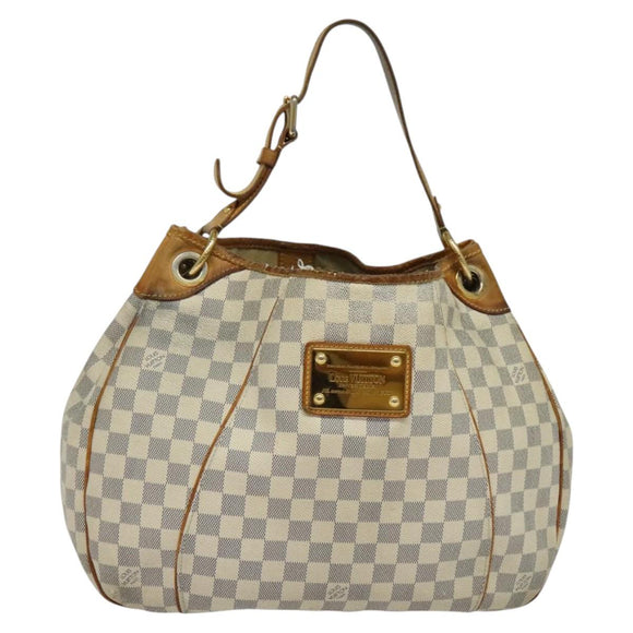 LOUIS VUITTON Damier Azur Galliera PM Shoulder Bag N55215 LV Auth 123282