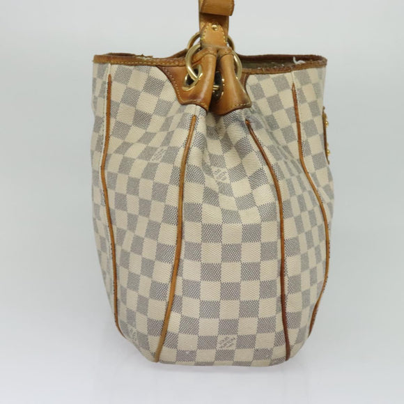 LOUIS VUITTON Damier Azur Galliera PM Shoulder Bag N55215 LV Auth 123282