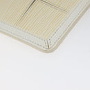 LOUIS VUITTON Epi Stretch Delmonico Pouch Cream M54603 LV Auth 123285-17