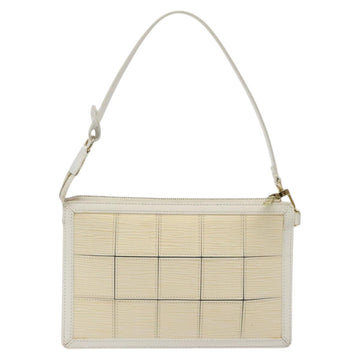 LOUIS VUITTON Epi Stretch Delmonico Pouch Cream M54603 LV Auth 123285 - 0