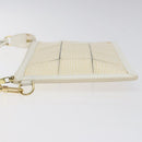 LOUIS VUITTON Epi Stretch Delmonico Pouch Cream M54603 LV Auth 123285-4