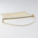 LOUIS VUITTON Epi Stretch Delmonico Pouch Cream M54603 LV Auth 123285-7