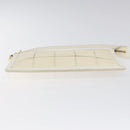 LOUIS VUITTON Epi Stretch Delmonico Pouch Cream M54603 LV Auth 123285-5