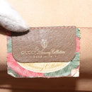 GUCCI GG Supreme Web Sherry Line Clutch Bag PVC Beige Red 89 01 031 Auth 123291-17