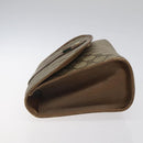 GUCCI GG Supreme Web Sherry Line Clutch Bag PVC Beige Red 89 01 031 Auth 123291-4