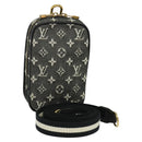 LOUIS VUITTON Monogram Mini US Digitale Pouch Noir M92066 LV Auth 123305-1