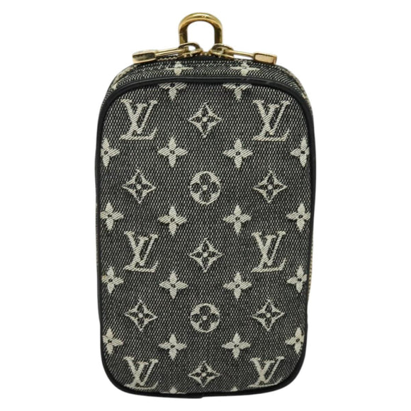 LOUIS VUITTON Monogram Mini US Digital Pouch Noir M92066 LV Auth 123305