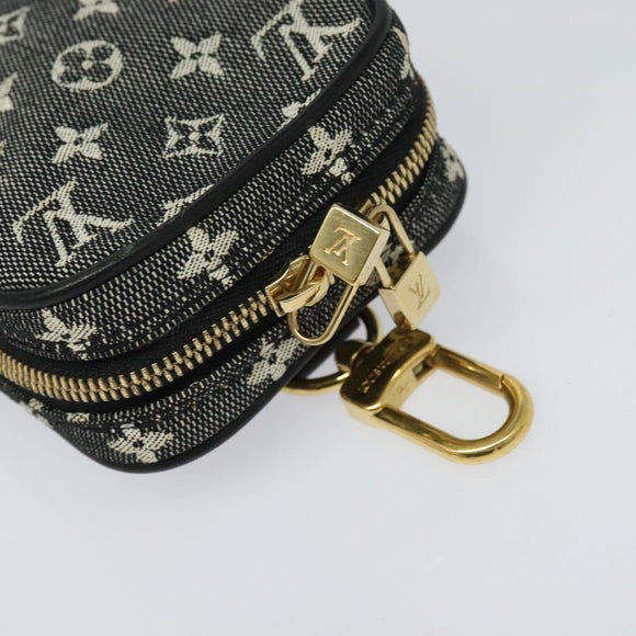 LOUIS VUITTON Monogram Mini US Digitale Pouch Noir M92066 LV Auth 123305