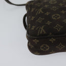 LOUIS VUITTON Monogram Mini Pochette Cancun Pouch Brown M95313 LV Auth 123306-15