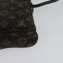 LOUIS VUITTON Monogram Mini Pochette Cancun Pouch Brown M95313 LV Auth 123306-16