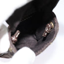 LOUIS VUITTON Monogram Mini Pochette Cancun Pouch Brown M95313 LV Auth 123306-18