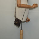 LOUIS VUITTON Monogram Mini Pochette Cancun Pouch Brown M95313 LV Auth 123306-20