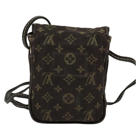 LOUIS VUITTON Monogram Mini Pochette Cancun Pouch Brown M95313 LV Auth 123306