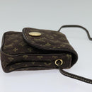 LOUIS VUITTON Monogram Mini Pochette Cancun Pouch Brown M95313 LV Auth 123306-4