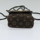 LOUIS VUITTON Monogram Mini Pochette Cancun Pouch Brown M95313 LV Auth 123306-5