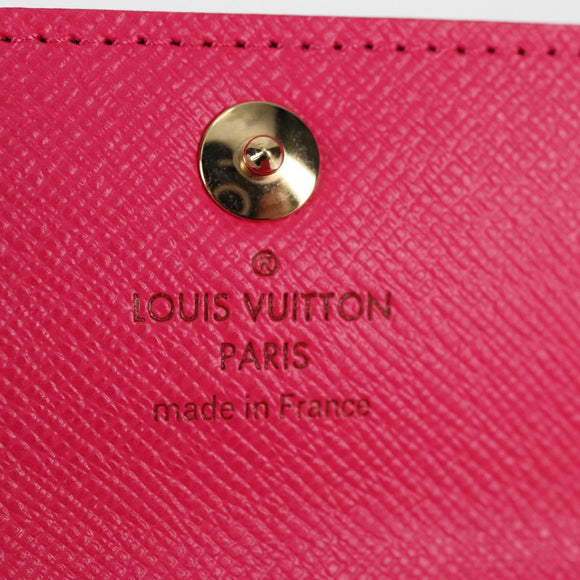 LOUIS VUITTON Multicolor Multicles 4 Key Case Black M93732 LV Auth 123309AV