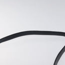 Christian Dior Trotter Canvas Shoulder Bag Navy Gold Auth 123314-8