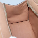 CELINE Macadam Canvas Hand Bag PVC Leather 2way Brown Gold Auth 123320-19