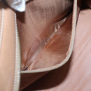 CELINE Macadam Canvas Hand Bag PVC Leather 2way Brown Gold Auth 123320-11