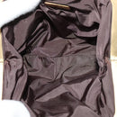 Miu Miu Matelasse Chain Shoulder Bag Velor Brown Gold Auth 123328-11