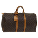 LOUIS VUITTON Monogram Keepall 55 Boston Bag M41424 LV Auth 123333-1