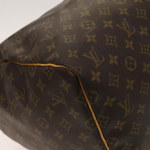 LOUIS VUITTON Monogram Keepall 55 Boston Bag M41424 LV Auth 123333