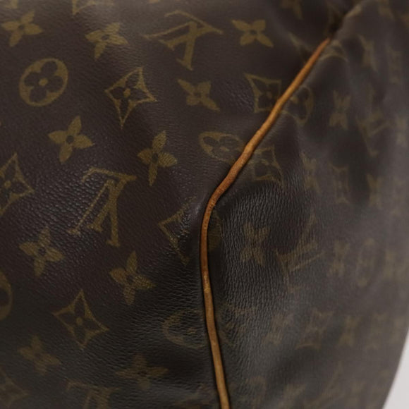 LOUIS VUITTON Monogram Keepall 55 Boston Bag M41424 LV Auth 123333